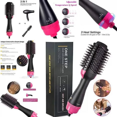 3 in 1 hot hair brush